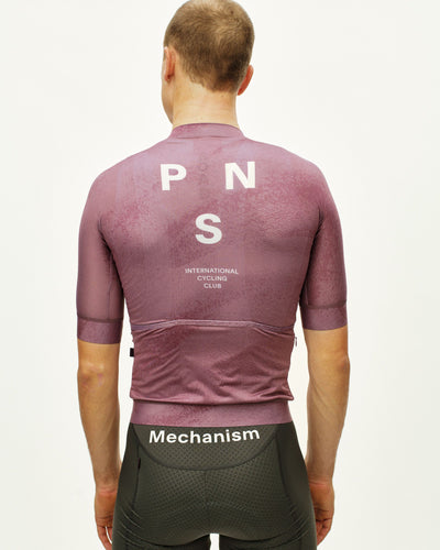Maillot Manga Corta Pas Normal Studios Mechanism Hombre AOP Dark Mauve #5