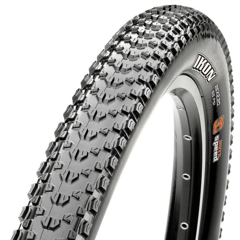 Neumático Mtb Ikon Maxxis Tubeless Ready Exo 3c Compound Maxxspeed 29X2.20 Plegable Negro