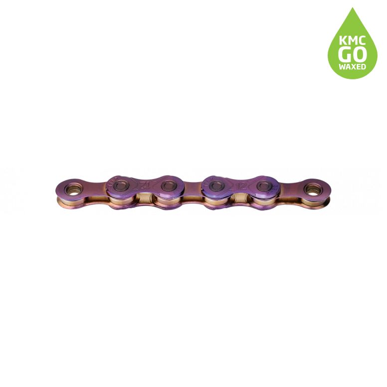 Cadena KMC TT12 Waxed 126 Eslabones 12v Cromo Neo